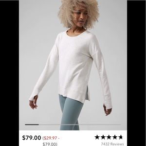 EUC Heather Gray Coaster Luxe Sweatshirt